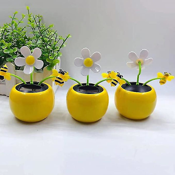 2024-dels Solcellsdriven Dansande Blomma - Solcellsbil Rörliga Figurer, Solcellsdriven Dansande Blomleksak, Solcellsbil Dekorationsgåvor, Barnleksaker, Heminredning