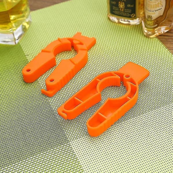 2-pak Multifunksjonell Flaske- og Boksåpner, Plastvannflaske, Drikkboksåpner, Ergonomisk Loksåpner