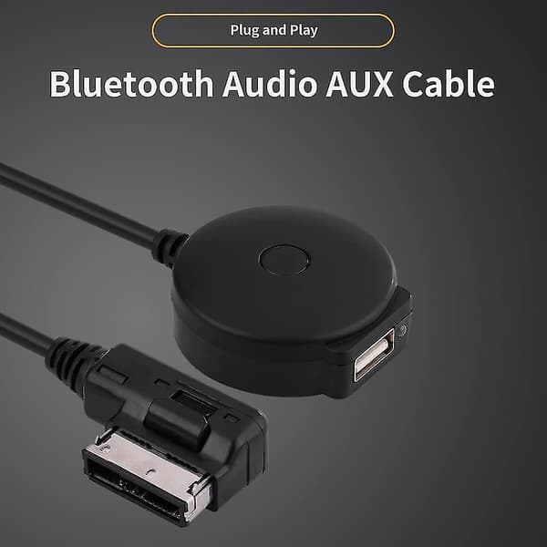 Ami Mdi Bluetooth-musiikki Aux ja USB-sovitinkaapeli A4 A6 Q5 Q7 (2009 ja uudemmat) - Naispuolinen USB