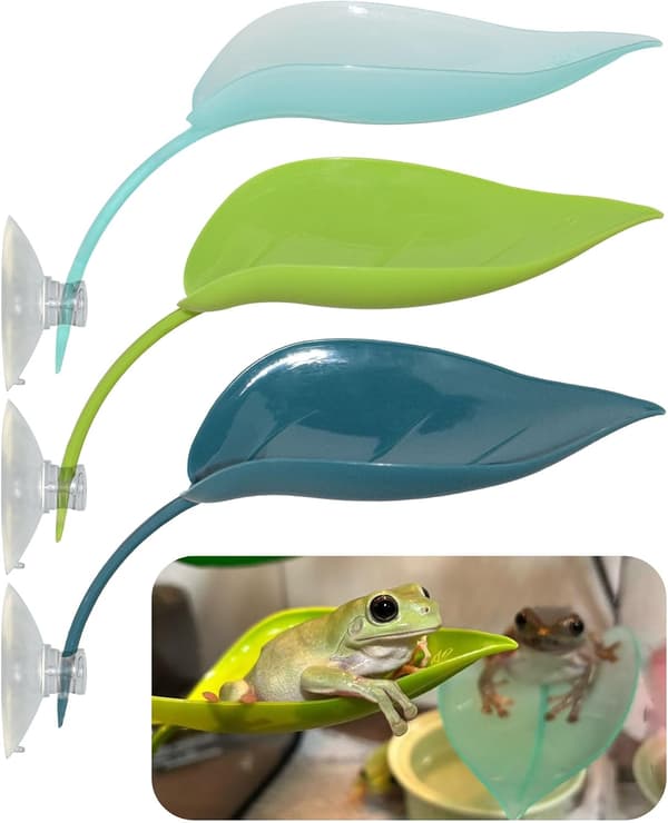 Trefrosk Terrarium Tilbehør, 3 STK Skilpadde Solplattform