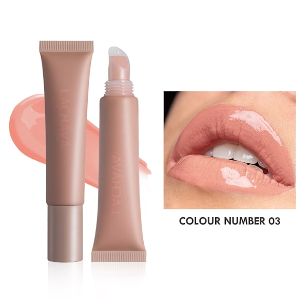 LACHAVA spejl flydende maling 10 farver perlemorsglimmer lipgloss læbeglans læbeglasur makeup engros 3