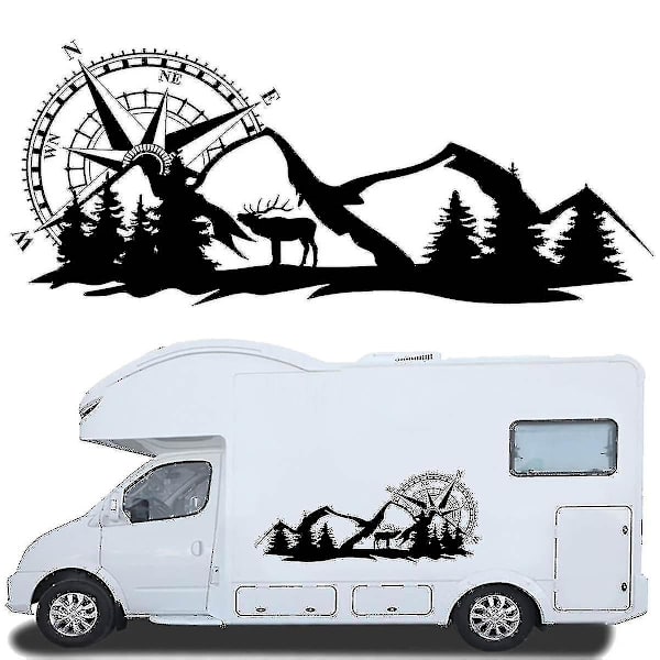 2024 Rv Autocamper Universal Karosseri Klistermærke Til Bil Caravan Trailer