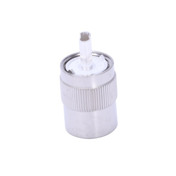 10 st Kopplingar UHF Hane PL259 Stickkontakt Lödning RG8 RG213 LMR400 7D-FB Kabel Silver