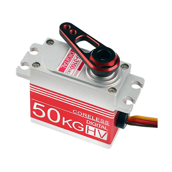 2 st Metall Dubbla Hål 25t Servoarm Servo Horn för 1/10 RC Bil Båt Futaba Savox Powerhd Axial Scx