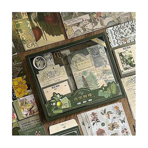 Esteettiset Scrapbooking-sarjat, Vintage Scrapbooking-sarjat, Ruudukko, Journalointitarvikkeet, DIY-lahjat, Lapsille