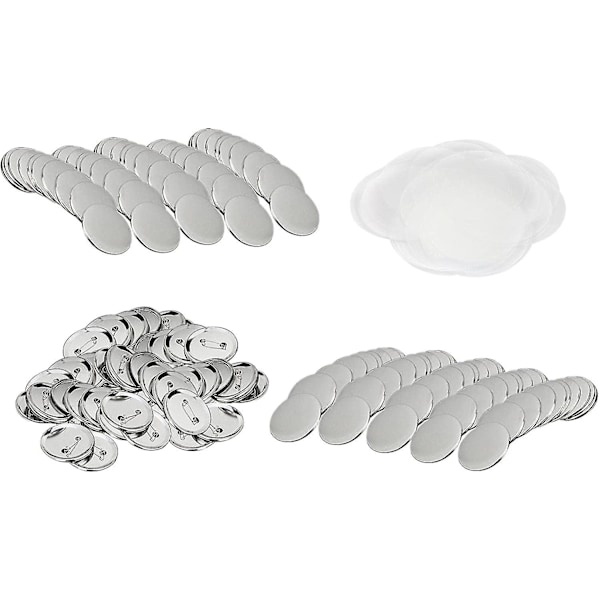 300 st 32 mm topp/botten stift tomma märken & knappdelar för märkesknappmaskin
