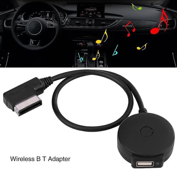 Ami Mdi Bluetooth-musiikki Aux ja USB-sovitinkaapeli A4 A6 Q5 Q7 (2009 ja uudemmat) - Naispuolinen USB