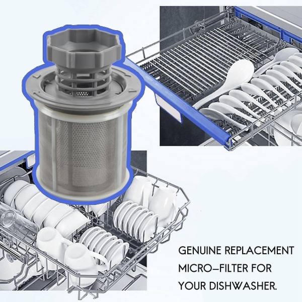 2-delad diskmaskin mesh grå set för diskmaskin 427903 170740-serien Ersättning för diskmaskin