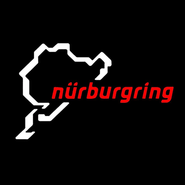 Nürburgring Bil Auto Trunk Body Bumper Vindudekorasjon Styling Decals Sticker