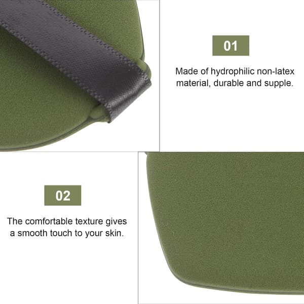 7 stk. Dobbeltsidet Makeupsvamp uden latex