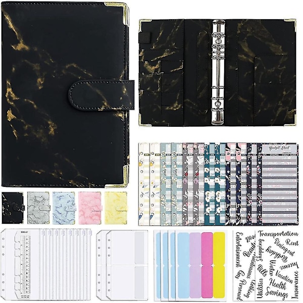 29 Pack Budget Binder Set, Cash Binder, Cash Savings Organizer Wallet För Kvinnor, Använd För Budgetering &