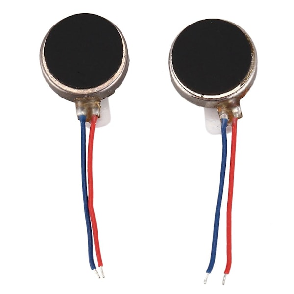 10 st Dc3v/0.1a 1.5v/0.05a 10x2.7mm Myntformad Vibrationsmotor för Mobiltelefon Silver