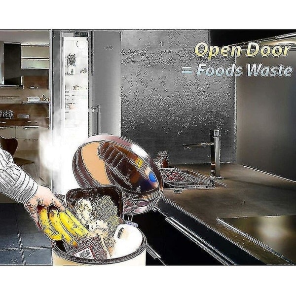 Jääkaapin ja pakastimen hälytin, oven avoinna, muistutus 60 sekunnin tai pidemmän ajan kuluttua
