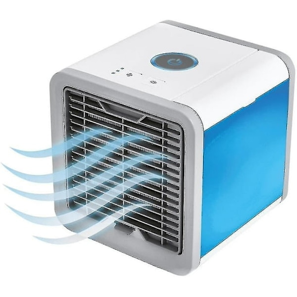 Mini husholdningsventilator, lille bordventilator, kølesystem, termisk pasta, bærbar vandkølet klimaanlægsventilator