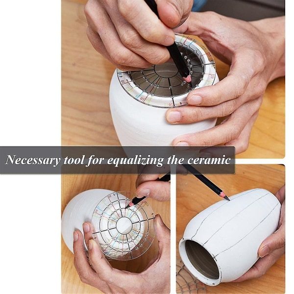 2 stk. Keramisk keramik trimning Spinner værktøj Roterende skive keramik hjul trimmer værktøj ler værktøj til keramikere-hhny