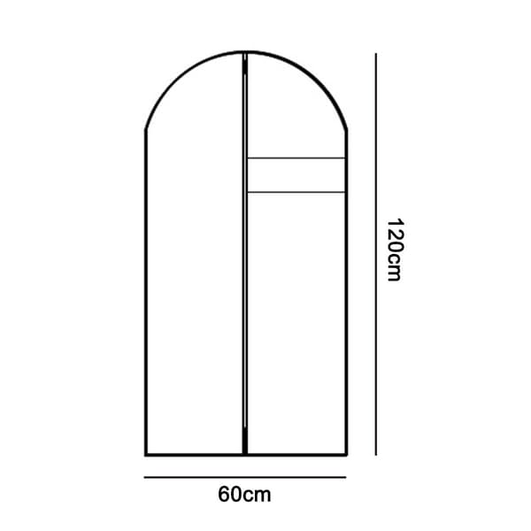 5-delt sett ekstra store 60*120cm støvtrekk - grå