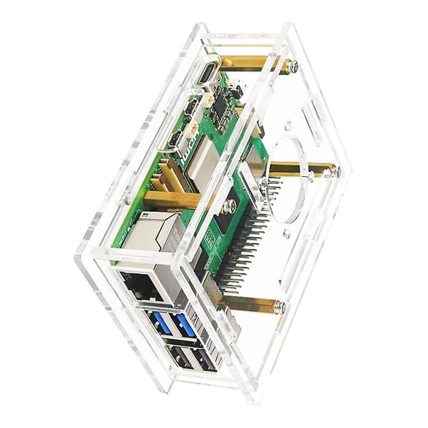 Til 5 Akrylkasse Transparent Hylster Til Pi 5 B