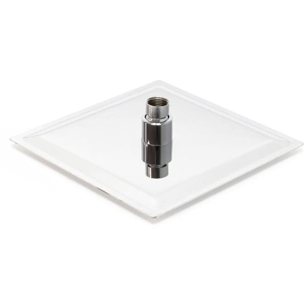 Firkantet 40x40 brusehoved, regnbruser, rustfrit stål