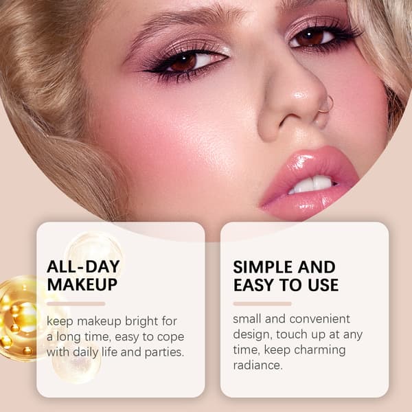 EELHOE flytende highlighter blush krem: Naturlig, lett, matt, konturering, highlighting, multifunksjonell ansiktsblush sminke Raspberry Red