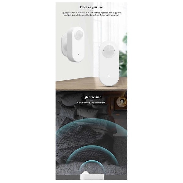Infrarød Bevægelsessensor Alarm - Tyverialarm til Hjem/Garage/Butik