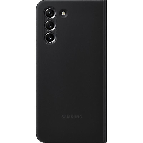 Smart Clear View-fodral för Galaxy S21 FE - Mörkgrå Bra Premium