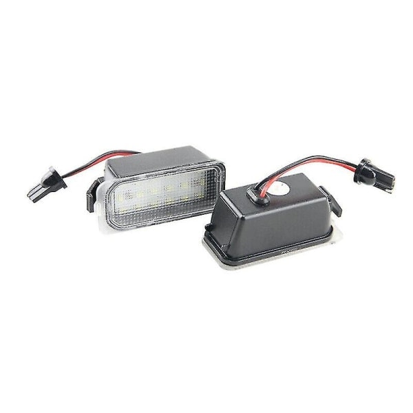 2X LED Registreringsskyltsbelysning för FOCUS II FIESTA VII MONDEO IV KUGA 2008-2019