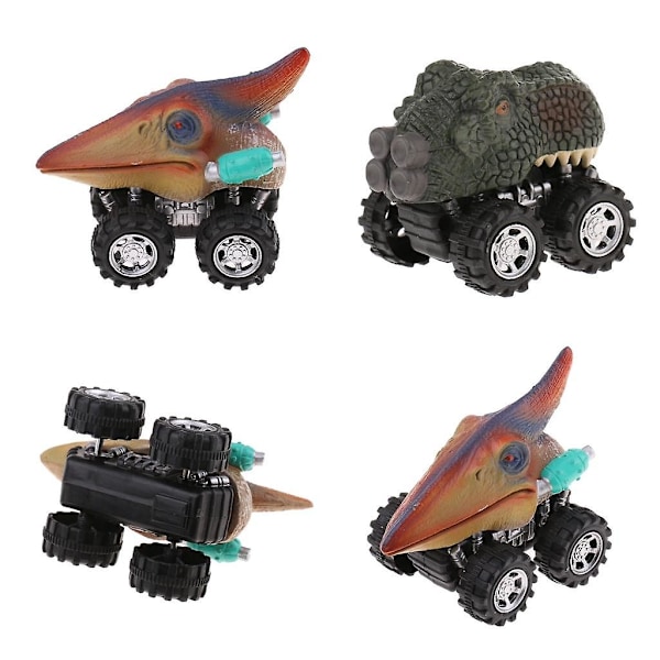 2 stycken barnvagnar dinosauriefigurer Jurassic leksaksmodeller