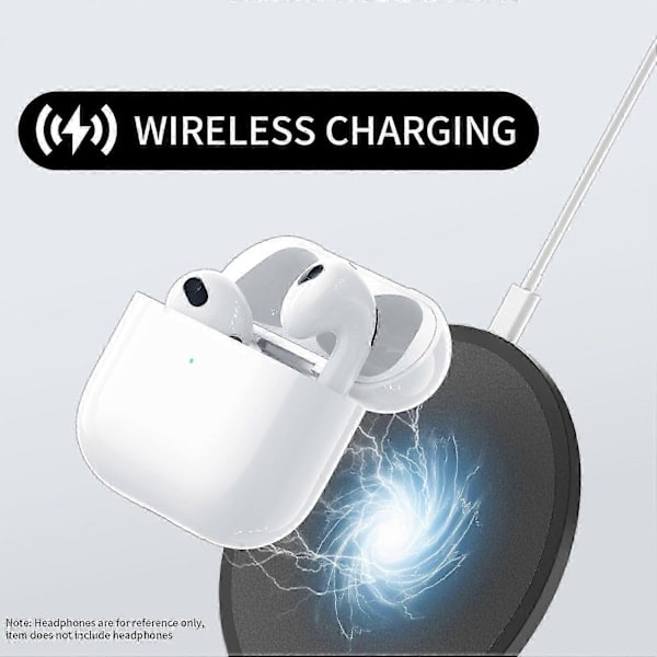 För Air, Pods 4 Laddningsfodral Bluetooth Hörlurar USB-C Port Trådlöst Laddningsfodral