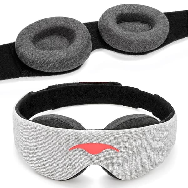 Manta Sleep Mask - Ljusblockerande Ögonmask - Noll IOP - Justerbar Ögonmask