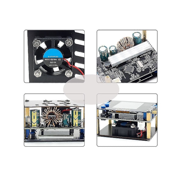 Automatisk DC Boost/Down Converter Strömförsörjningsmodul Cc Cv 0.5-30v 4a 50w Justerbar Strömförsörjning
