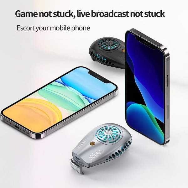 Spelkylare Värmeavledning Konsol Mobiltelefon Kyl Värme Sänka Rgb Kylning