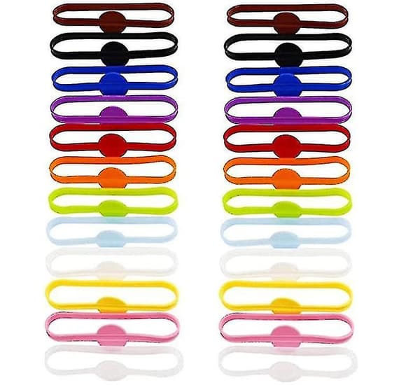 24 st Silikon Vin Glas Identifier Glas Identifier