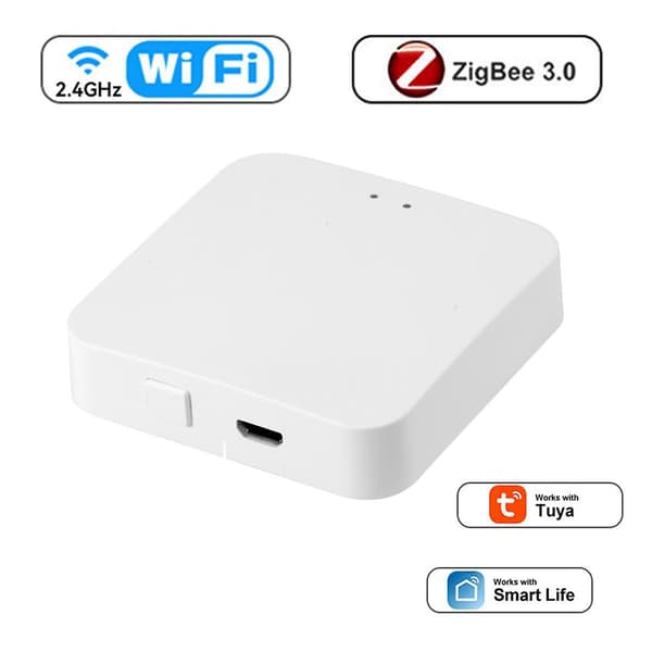 Tuya Smart Gateway Hub Multi-läge Smart Home Bridge Wifi Bluetooth Zigbee Fjärrkontroll Fungerar Med