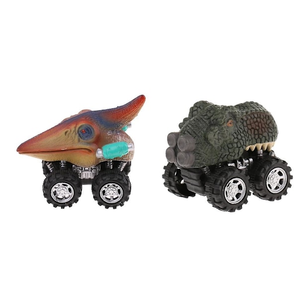 2 stycken barnvagnar dinosauriefigurer Jurassic leksaksmodeller