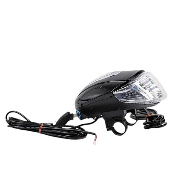 60V engeløye LCD lyshastighetsdisplay batterihorn spotlight frontlykt bryter nøkkel Harley [kk] svart