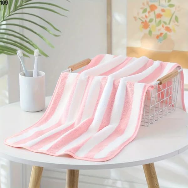 1 Pack Sammet Handduk Mjuk Tjock Spa Handduk Badrum Bad Handduk