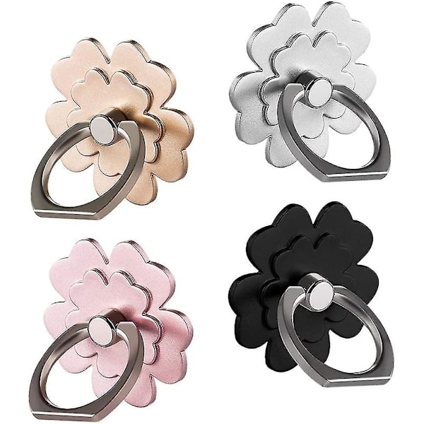 Mobiltelefon Ringhållare Finger Ringhållare 360 Rotation 4-pack