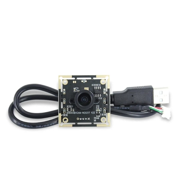 OV9732 1MP kameramodul 100 grader MJPG/YUY2 justerbar manuell fokus 1280X720 PCB-kort med 2M kabel för WinXP/7/8/10