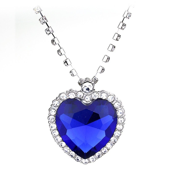 Hul hjerte-formet fersken hjerte par halskæde Valentinsdag Jewelr