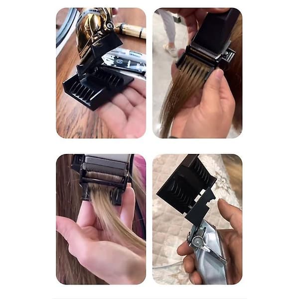 Professionel Clipper Guard Trimmer Attachment Guarding Comb Guide Fjernelse af Hårspidser Frisør