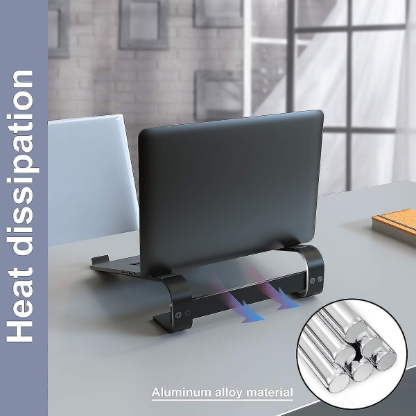 Laptop Stativ Til Skrivebord, Soqool Computer Stativ Forhøjelse Til Skrivebord, Ventileret Ergonomisk Aluminium Notebook Stativ Kompatibel Med Macbook Air Pro Dell Xps Hp 1