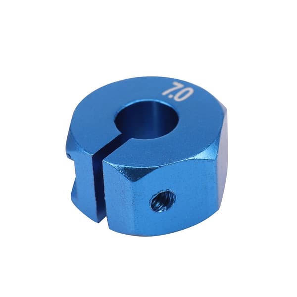 5x RC Blå Aluminium 7.0 Hjulhex 12mm Drivning Med Stift Skruvar 4p HPI Ca