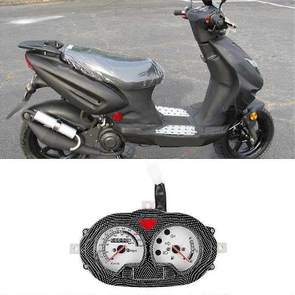 Analogt speedometer instrumentpanel kompatibelt med scootere B05 B08 POPCORN HUSSAR KEEWAY RY8 FOCUS F-ACT MATRIX Yamati RX8