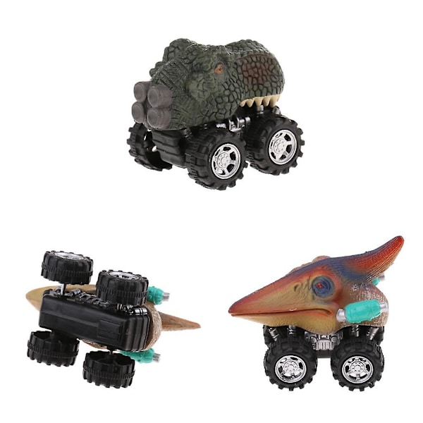 2 stycken barnvagnar dinosauriefigurer Jurassic leksaksmodeller