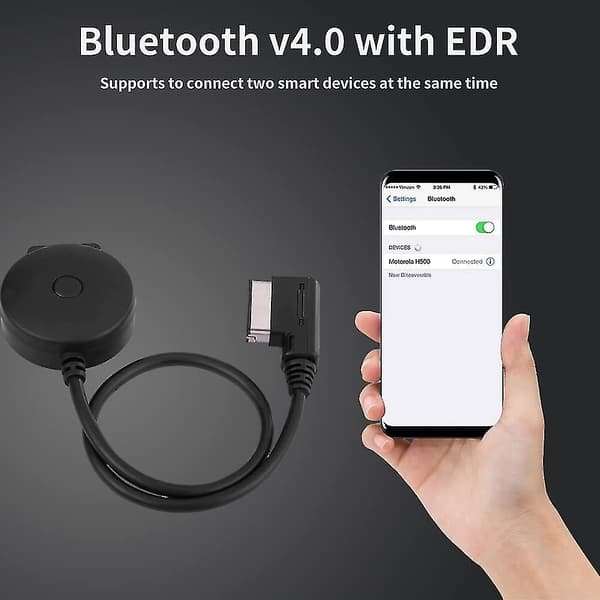 Ami Mdi Bluetooth-musiikki Aux ja USB-sovitinkaapeli A4 A6 Q5 Q7 (2009 ja uudemmat) - Naispuolinen USB