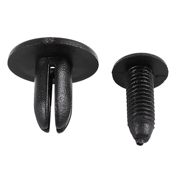 Auto Bumper Fender 6mm Gat Sort Plastik Nitter Fasteners 20 Styk