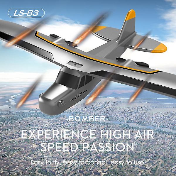 1 Sæt Fjernstyret Fastvingefly 2.4ghz Fjernstyret Flyvemaskine