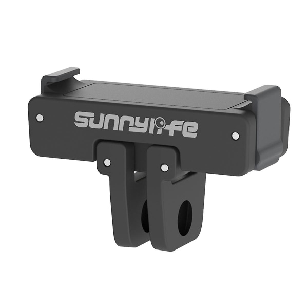 Sunnylife For Osmo Action 4/3/2 magnetisk snabbkopplingsadapter och vikbara tillbehör för expansionsplatta med snabbkoppling