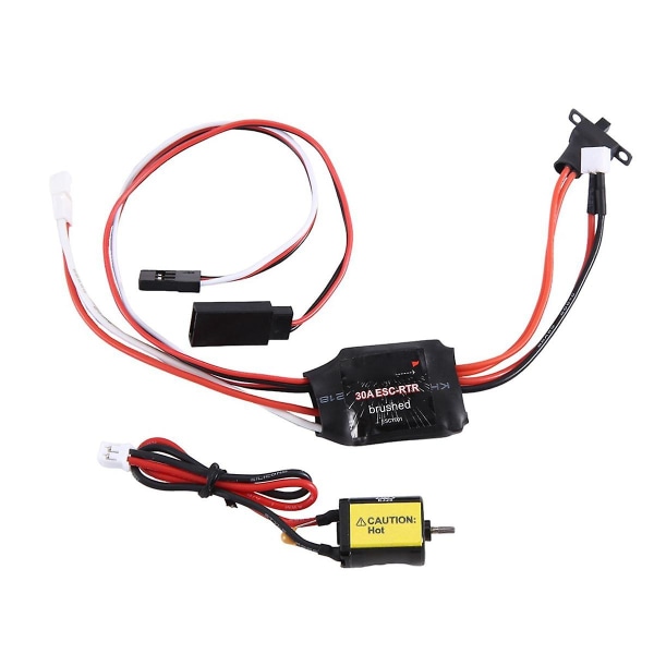 30a Brushed Esc & 88t Stærk Magnetisk 030 Motor Combo Til Rc Bil 1/24 Scx24 Rc Crawler Opgraderinger Ki