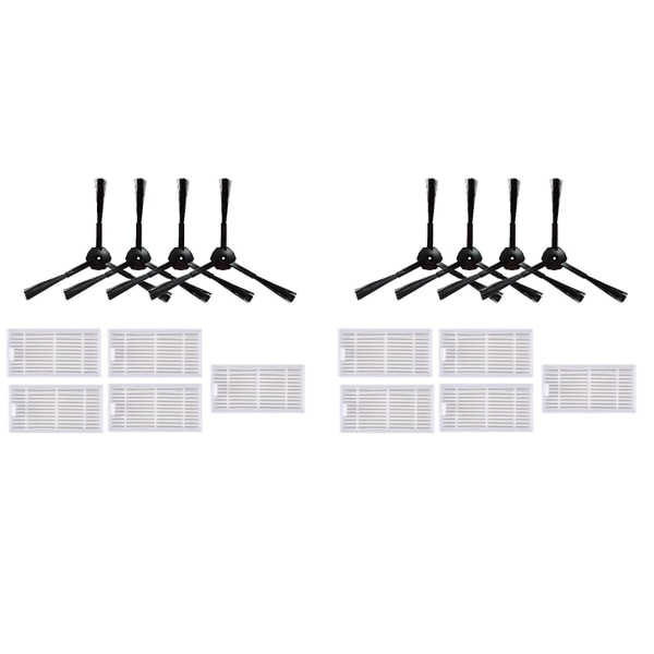 2 set Sponge Hepa Filter -sivuharja Robotipölynimurin osat malleihin V55 V50 V5 V5s V3 V3s V50 Pro X5